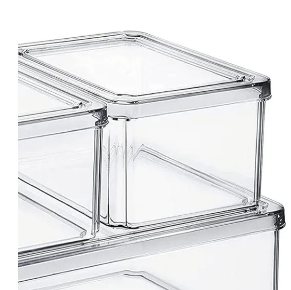 Clear Storage Containers- 4 Pack - Picture 3 of 4